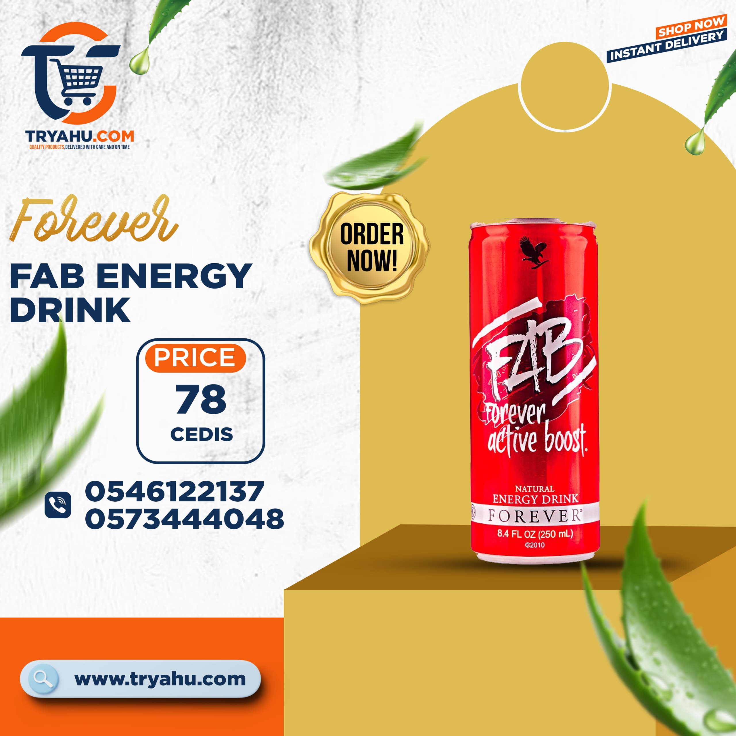 Boost Your Energy & Focus with Forever FAB Energy Drink
